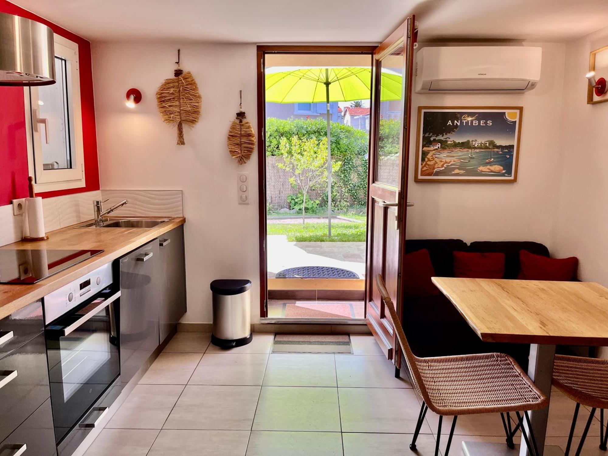 Appartement Deux Pieces Donnant Sur Un Jardin Αντίμπ Εξωτερικό φωτογραφία